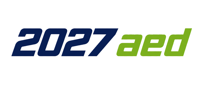 2027 aed লোগো